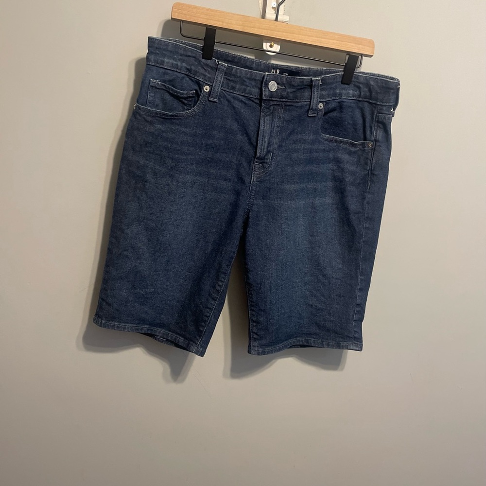 GAP Indigo Denim Bermuda Shorts
